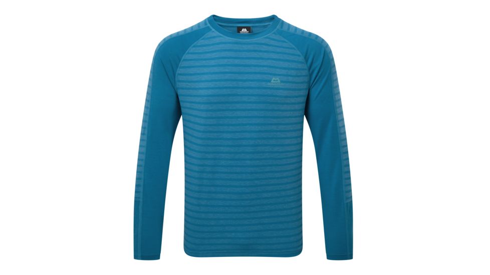 Mountain Equipment Redline LS Tee - Men's, Alto Blue Stripe, Large ME-001543 Alto Blue Stripe L NA