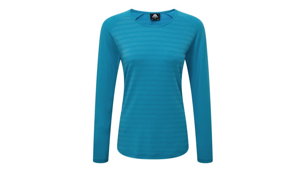 Mountain Equipment Redline  LS Tee - Womens, D Blue Stripe/D Blue, 10 ME-001637  D Blue Stripe/D Blue 10 NA