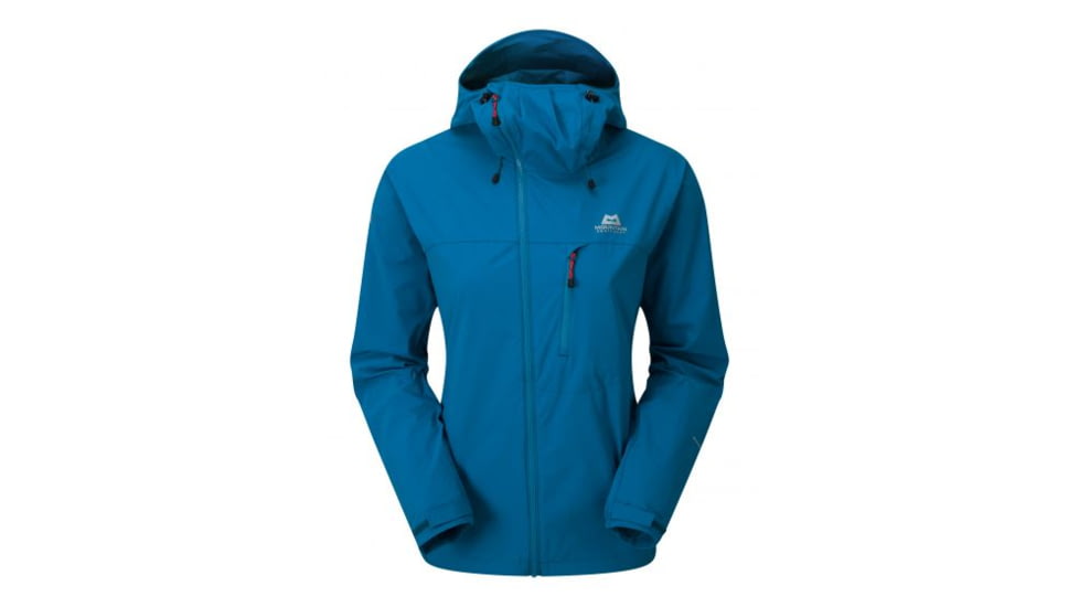 Mountain Equipment Squall Hooded Jacket - Womens, Lagoon Blue, Medium ME-001072-01214-M