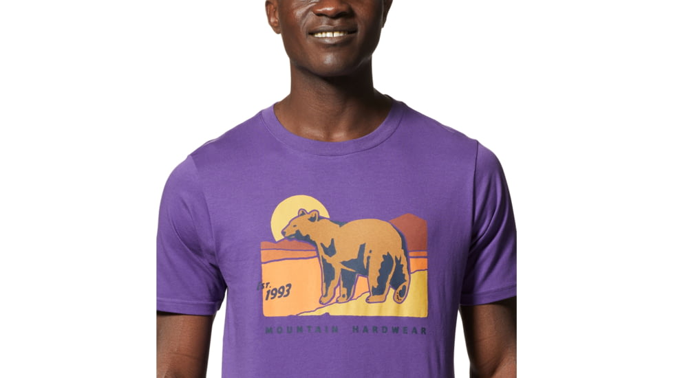 Mountain Hardwear 1993 Bear Short Sleeve T-Shirt - Mens, Purple Jewel, Large, 2004321505-Purple Jewel-L