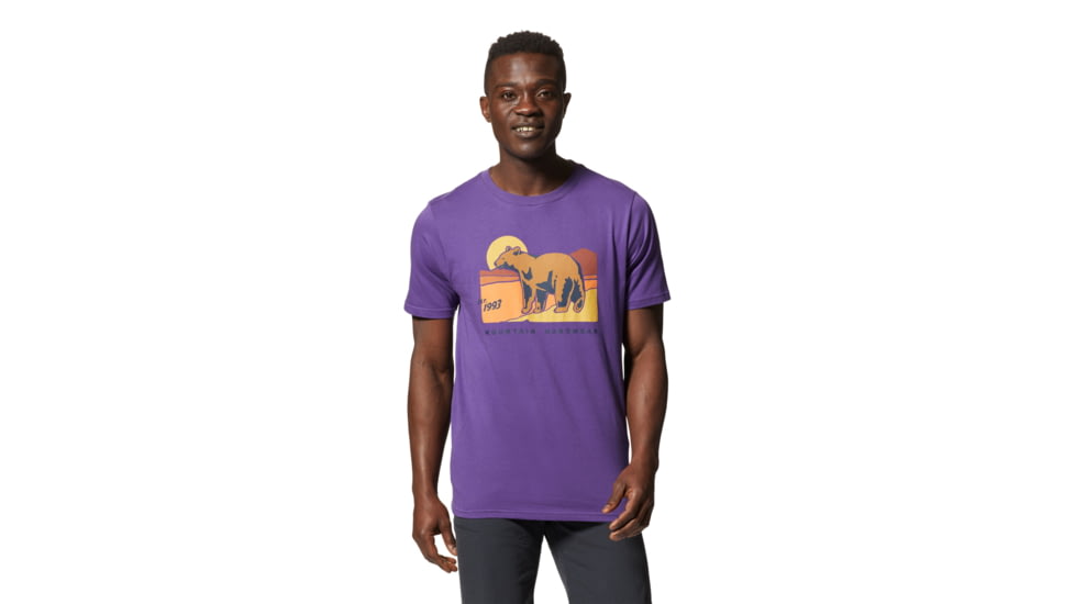 Mountain Hardwear 1993 Bear Short Sleeve T-Shirt - Mens, Purple Jewel, Large, 2004321505-Purple Jewel-L