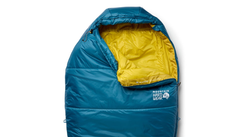 Mountain Hardwear Alamere 0F/-18C Sleeping Bag,Reg, Caspian, REGxLH, 190423036608