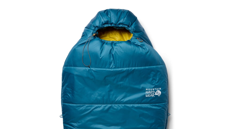 Mountain Hardwear Alamere 0F/-18C Sleeping Bag,Reg, Caspian, REGxLH, 190423036608