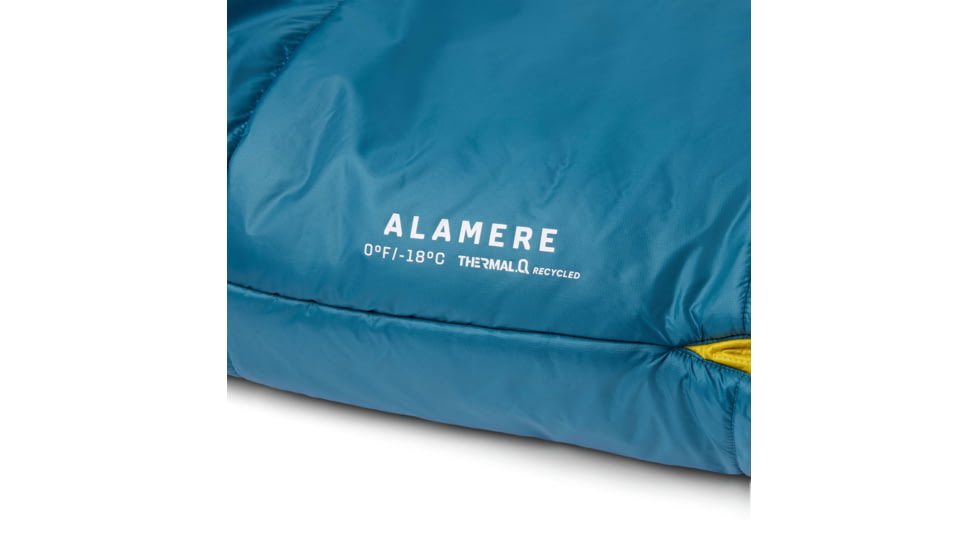 Mountain Hardwear Alamere 0F/-18C Sleeping Bag,Reg, Caspian, REGxLH, 190423036608