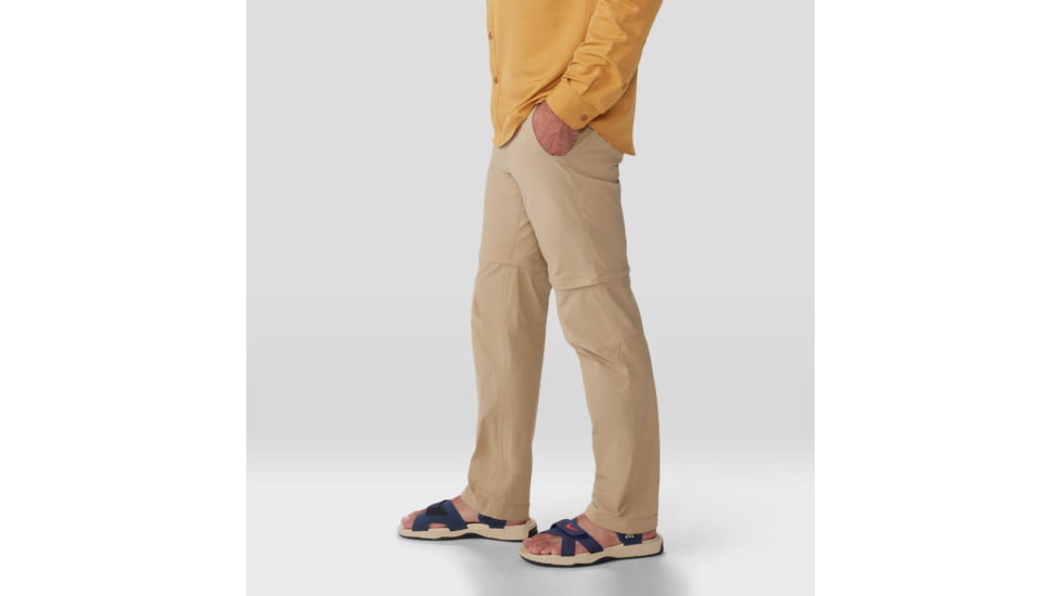 Mountain Hardwear Basin Trek Convertible Pant - Mens, Regular, Moab Tan, 33, 1997821214-33