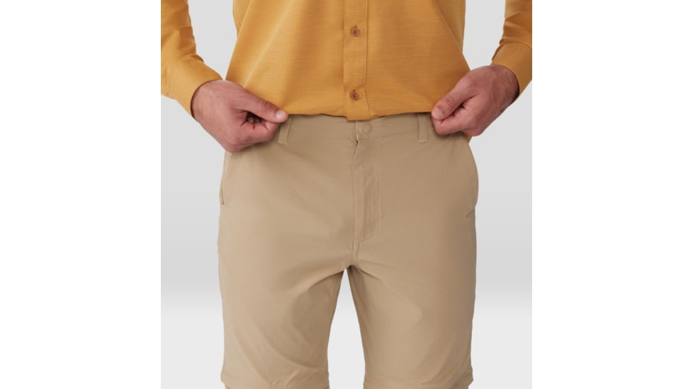 Mountain Hardwear Basin Trek Convertible Pant - Mens, Regular, Moab Tan, 33, 1997821214-33
