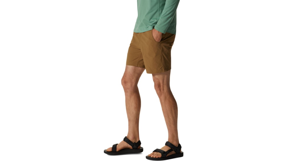 Mountain Hardwear Basin Trek Short - Mens, Corozo Nut, 36, Regular, 1927111239-36-R