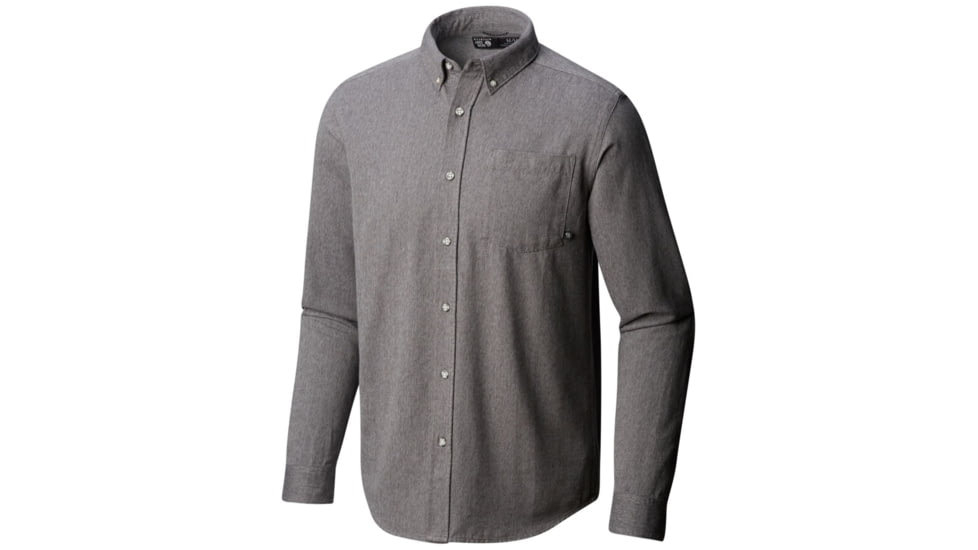 Mountain Hardwear Baxter Long Sleeve Shirt, Shark, XXL, 1819741011-XXL