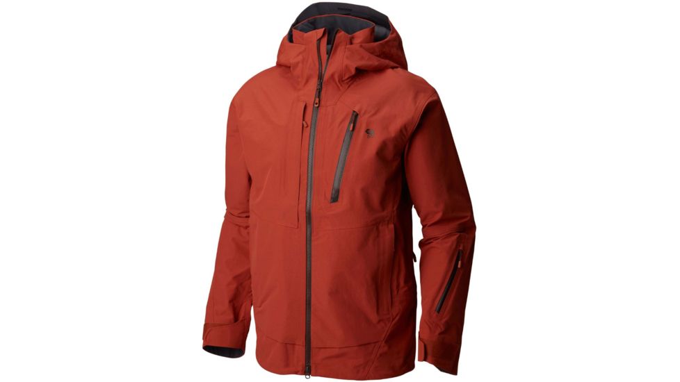 Mountain Hardwear Boundary Line Jacket Ski Shell Jacket - Men's, Dark Copper, Medium, 1818021838-M