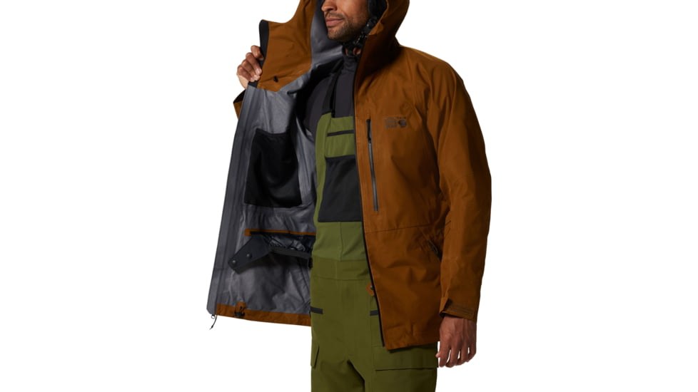 Mountain Hardwear Boundary Ridge Gore Tex Jacket - Mens, Golden Brown, Extra Large, 1942811233-Golden Brown-XL