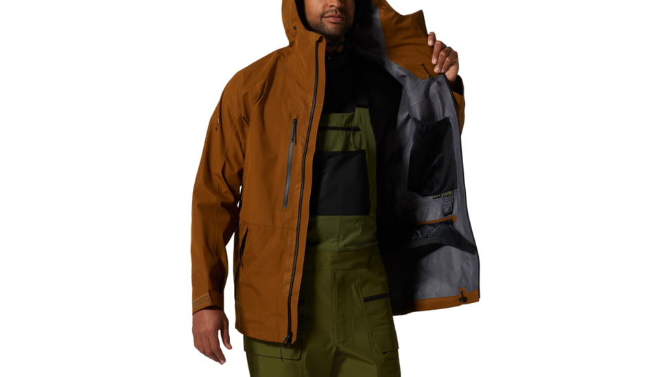 Mountain Hardwear Boundary Ridge Gore Tex Jacket - Mens, Golden Brown, Extra Large, 1942811233-Golden Brown-XL