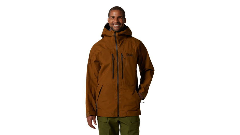 Mountain Hardwear Boundary Ridge Gore Tex Jacket - Mens, Golden Brown, Extra Large, 1942811233-Golden Brown-XL