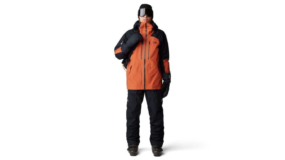 Mountain Hardwear Boundary Ridge Gore Tex Jacket - Mens, Raw Carnelian/Black, Large, 2043311859-L