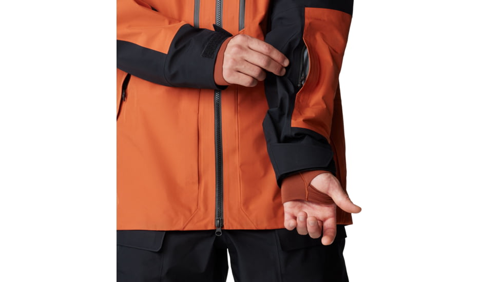 Mountain Hardwear Boundary Ridge Gore Tex Jacket - Mens, Raw Carnelian/Black, Large, 2043311859-L