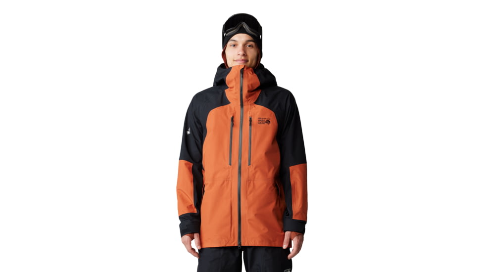 Mountain Hardwear Boundary Ridge Gore Tex Jacket - Mens, Raw Carnelian/Black, Large, 2043311859-L