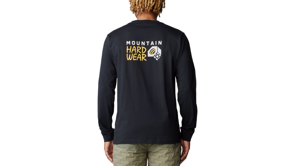 Mountain Hardwear Box Logo Long Sleeve Shirt - Men's, Black, XS, 2142581-010-XS