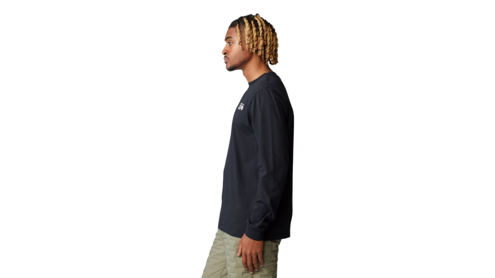 Mountain Hardwear Box Logo Long Sleeve Shirt - Men's, Black, XS, 2142581-010-XS