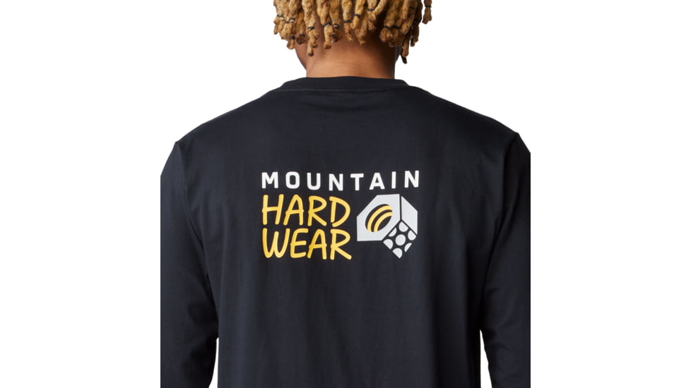 Mountain Hardwear Box Logo Long Sleeve Shirt - Men's, Black, XS, 2142581-010-XS