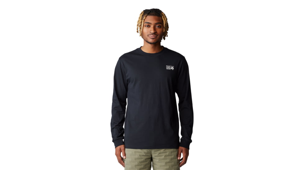 Mountain Hardwear Box Logo Long Sleeve Shirt - Men's, Black, XS, 2142581-010-XS
