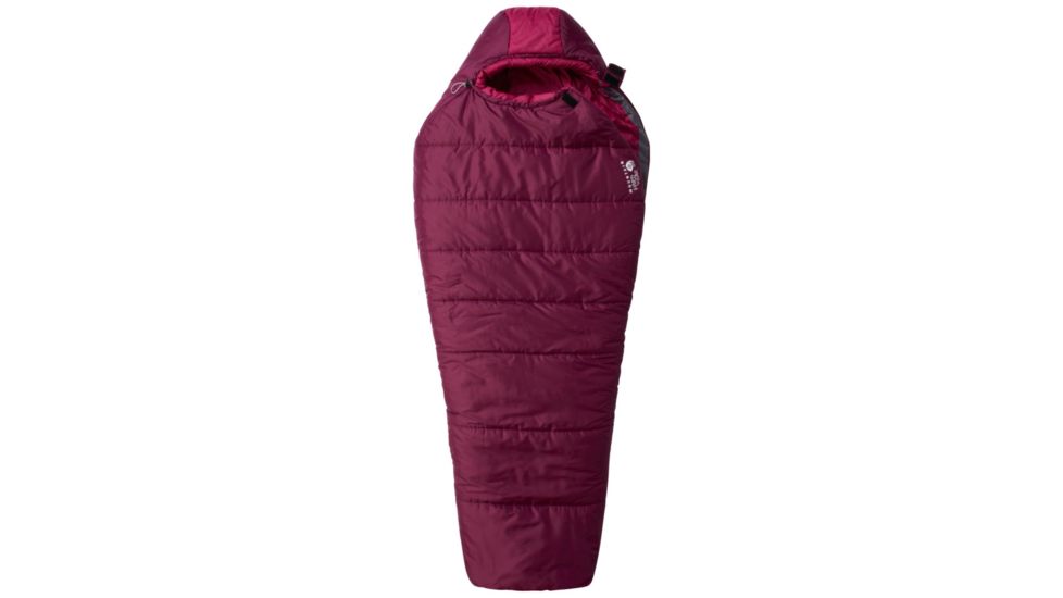 Mountain Hardwear Bozeman Torch Women's Sleeping Bag - Women's, Dark Raspberry, Reg 1587401520-REG-L