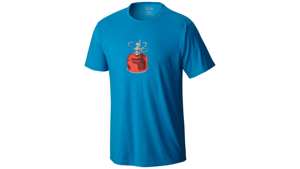 Mountain Hardwear Can of Fuel Short Sleeve T - Men's-Heather Dark Compass-Large