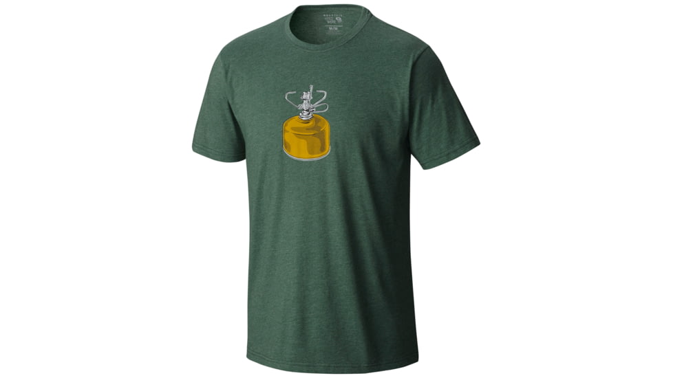 Mountain Hardwear Can of Fuel Short Sleeve T - Men's-Heather Forest-Large