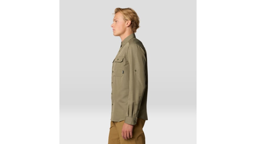 Mountain Hardwear Canyon Extended Long Sleeve Shirt - Mens, Stone Green, S, 190423047321