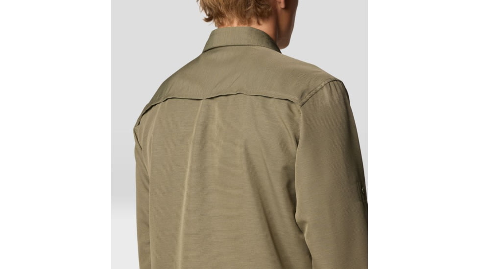 Mountain Hardwear Canyon Extended Long Sleeve Shirt - Mens, Stone Green, S, 190423047321