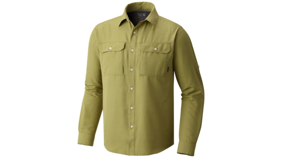Mountain Hardwear Canyon Long Sleeve Shirt - Men's, Fatigue Green, L 1648751303-L