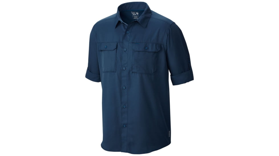 Mountain Hardwear Canyon Long Sleeve Shirt - Men's, Hardwear Navy, XXL 1648751425-XXL
