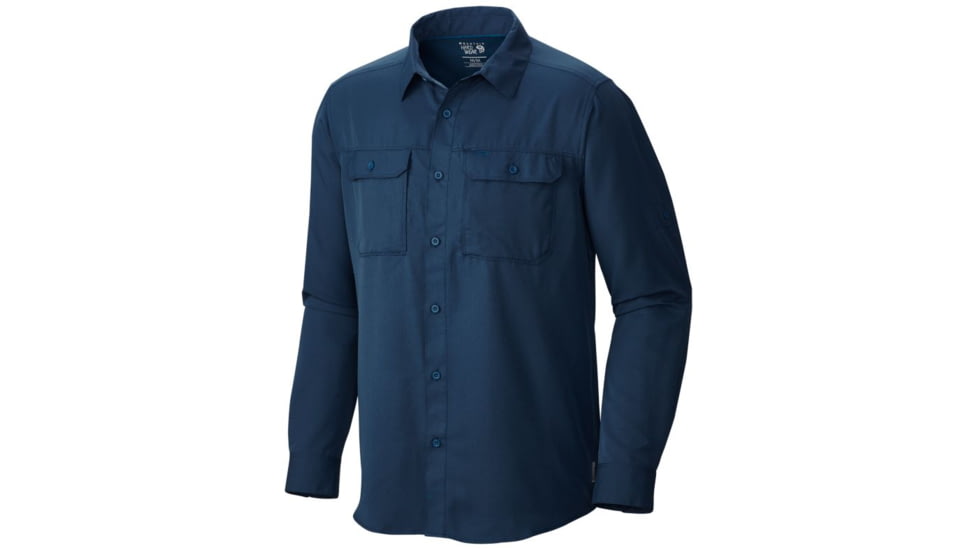 Mountain Hardwear Canyon Long Sleeve Shirt - Men's, Hardwear Navy, XXL 1648751425-XXL