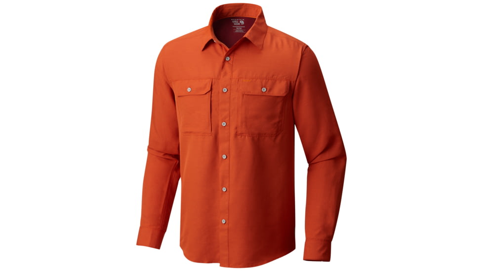 Mountain Hardwear Canyon Long Sleeve Shirt - Men's-Bonfire-Medium