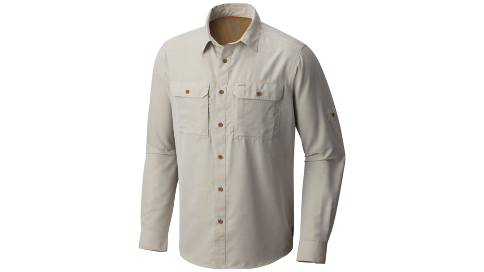 Mountain Hardwear Canyon Long Sleeve Shirt - Men's-Sandstorm-X-Large