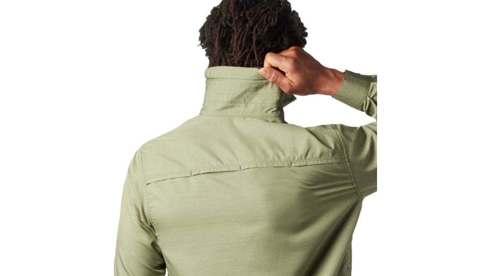 Mountain Hardwear Canyon Long Sleeve Shirt - Men's, Dark Army, Large, OM7043304-L