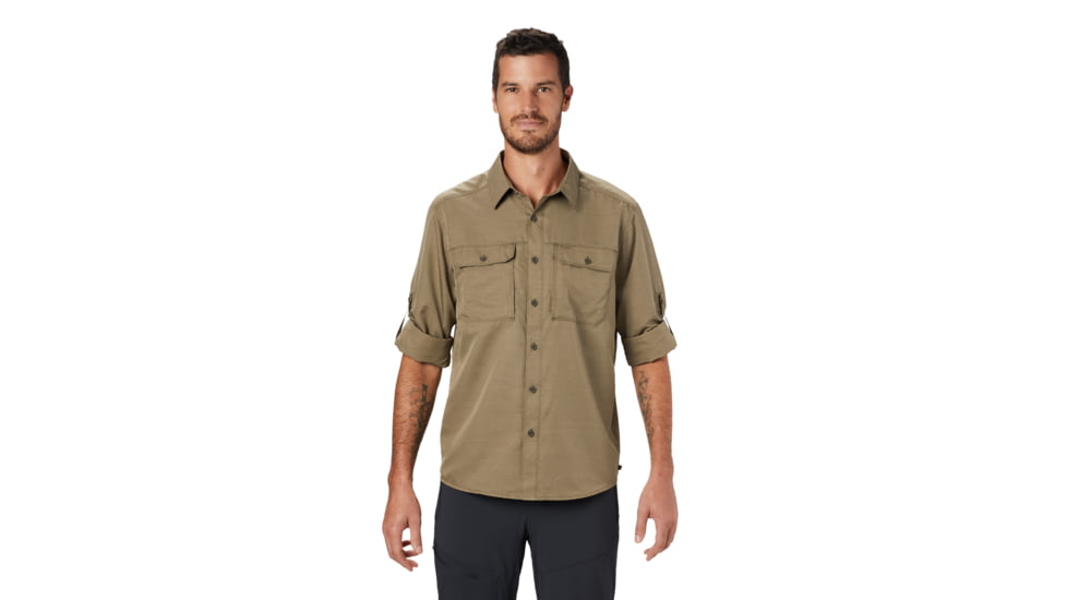 Mountain Hardwear Canyon Long Sleeve Shirt - Men's, Ridgeline, Large, OM7043204-L