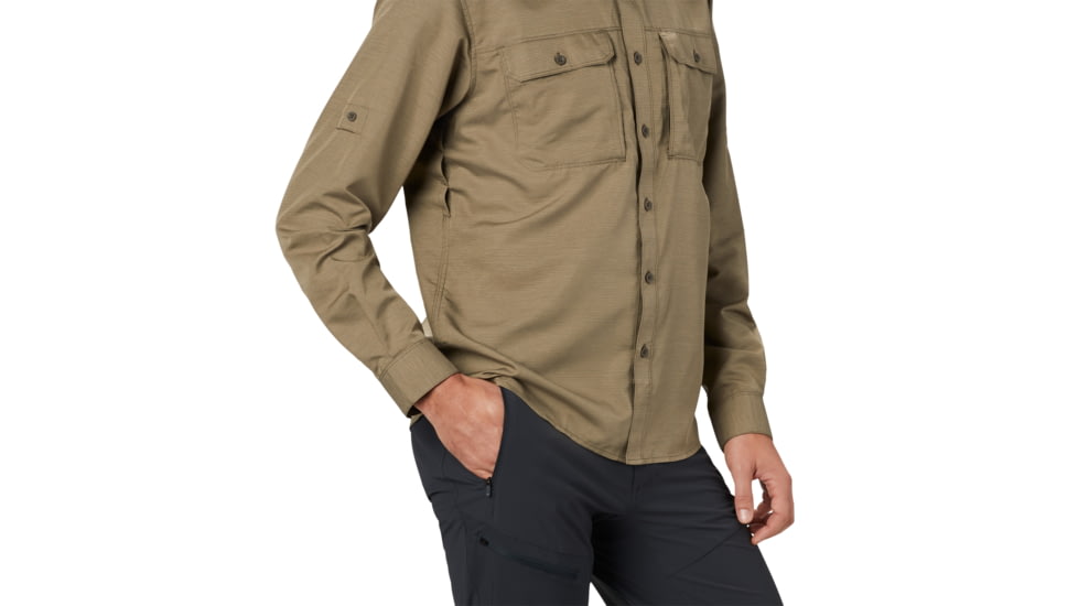 Mountain Hardwear Canyon Long Sleeve Shirt - Men's, Ridgeline, Large, OM7043204-L