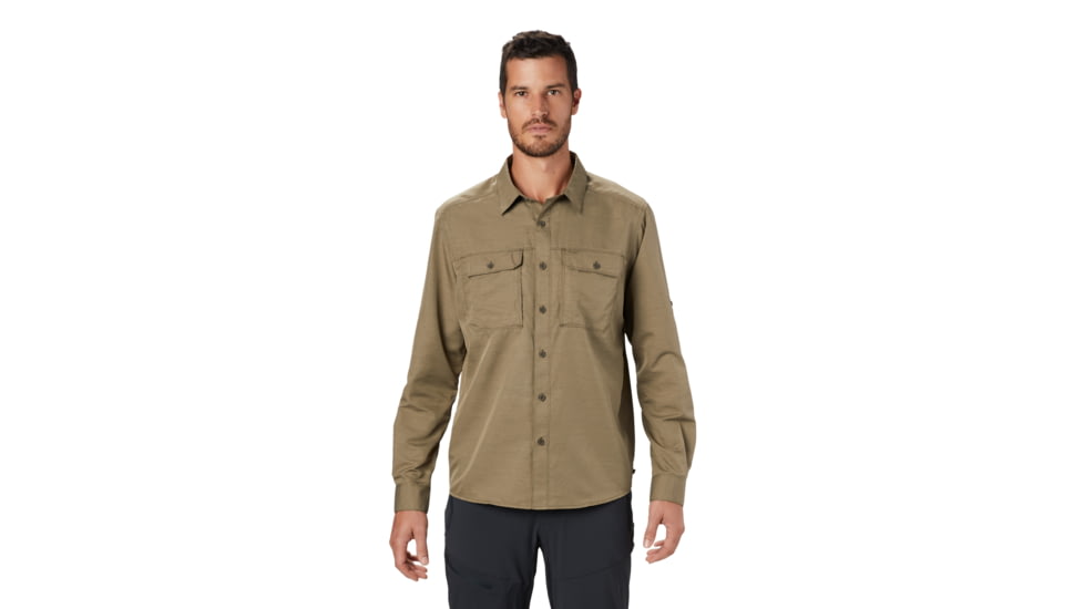Mountain Hardwear Canyon Long Sleeve Shirt - Men's, Ridgeline, Large, OM7043204-L