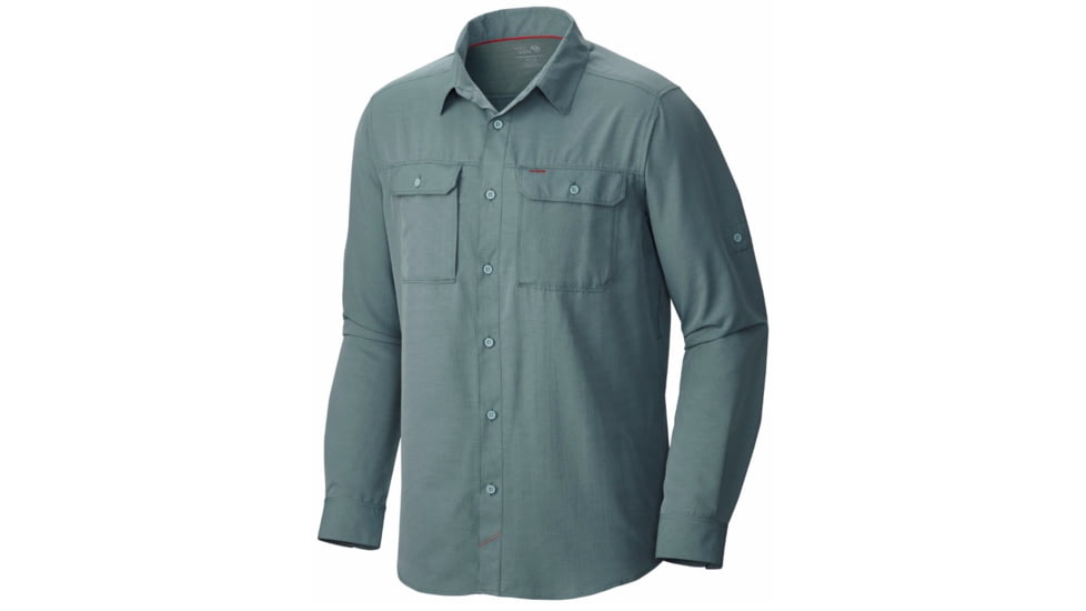Canyon Long Sleeve Shirt - Mens-Thunderhead Grey-Small