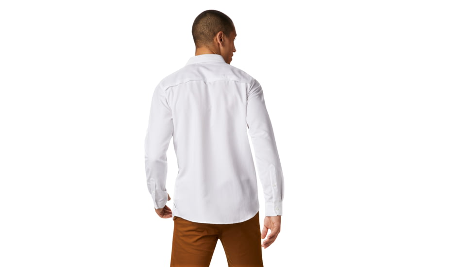 Mountain Hardwear Canyon Long Sleeve Shirt - Men's, White, Large, OM7043100-L