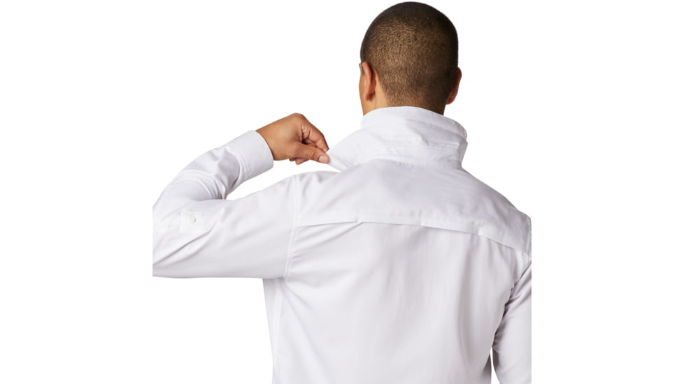 Mountain Hardwear Canyon Long Sleeve Shirt - Mens, White, Extra Large, 1648751100-XL