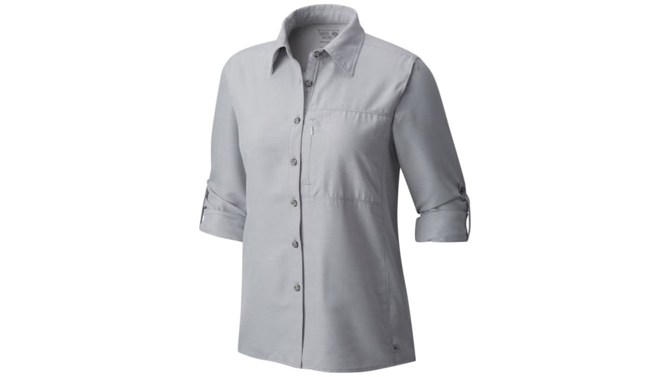 Mountain Hardwear Canyon Long Sleeve Shirt - Women's, Steam, XS 1648531089-XS