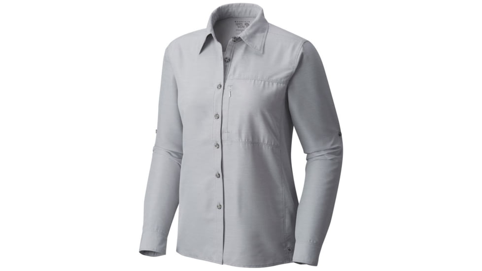 Mountain Hardwear Canyon Long Sleeve Shirt - Women's, Steam, XS 1648531089-XS