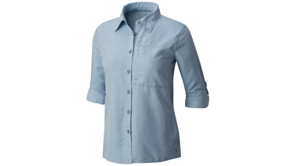 Mountain Hardwear Canyon Long Sleeve Shirt - Women's, Storm Cloud, L 1648531440-L
