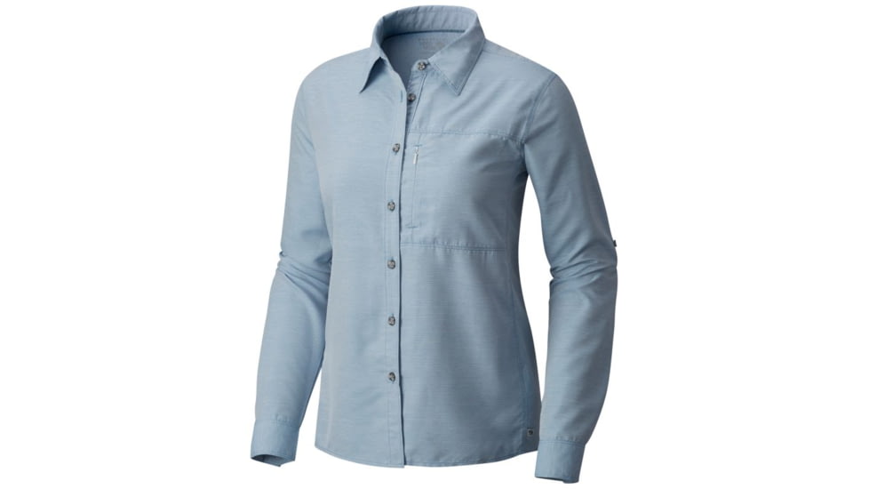 Mountain Hardwear Canyon Long Sleeve Shirt - Women's, Storm Cloud, L 1648531440-L