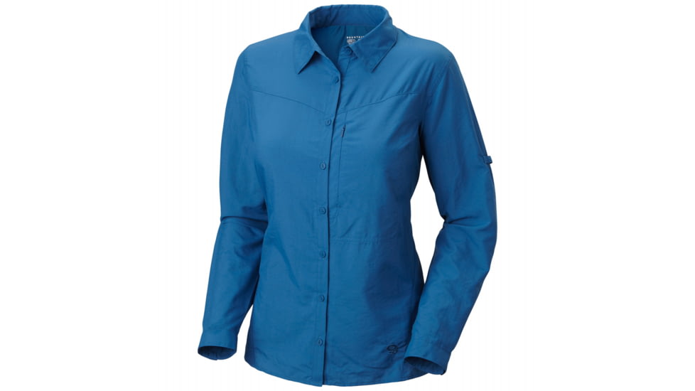 Mountain Hardwear Canyon Long Sleeve Shirt - Women's-Impulse Blue-Large
