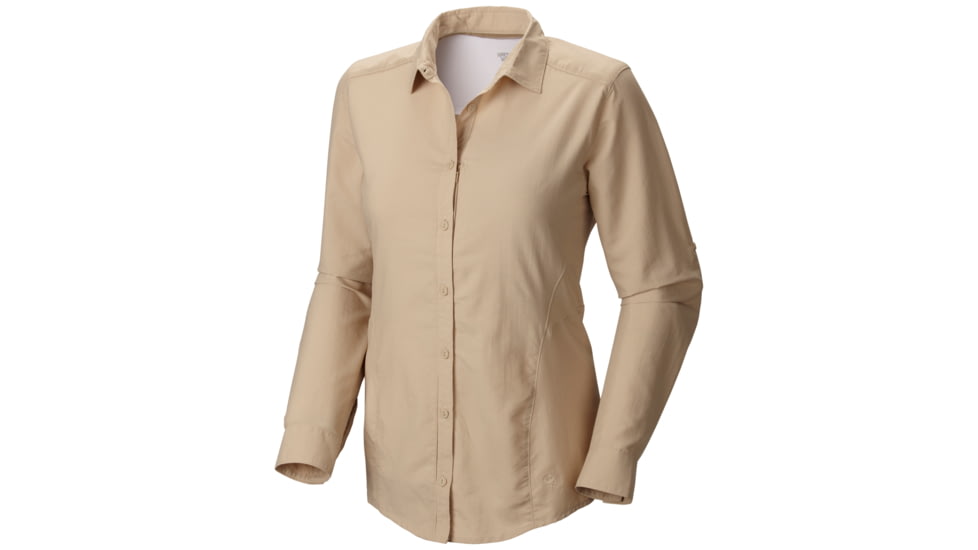 Mountain Hardwear Canyon Long Sleeve Shirt - Women's-Oatmeal-2