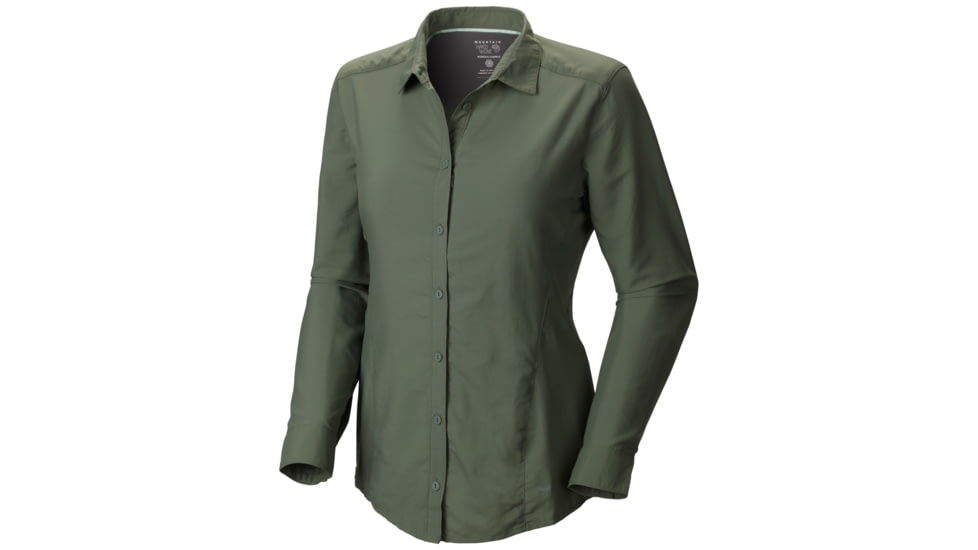 Mountain Hardwear Canyon Long Sleeve Shirt - Women's-Vert-2