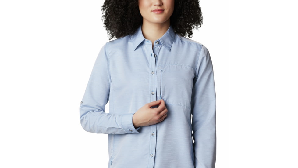 Mountain Hardwear Canyon Long Sleeve Shirt - Womens, Deep Lake, Extra Large, 1648531451-Deep Lake-XL