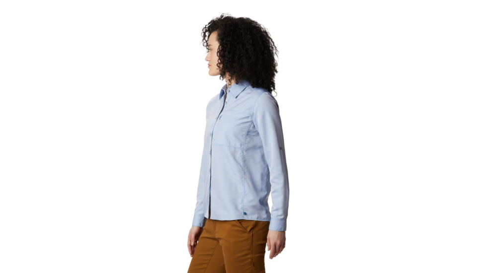Mountain Hardwear Canyon Long Sleeve Shirt - Womens, Deep Lake, Small, 1648531451-S