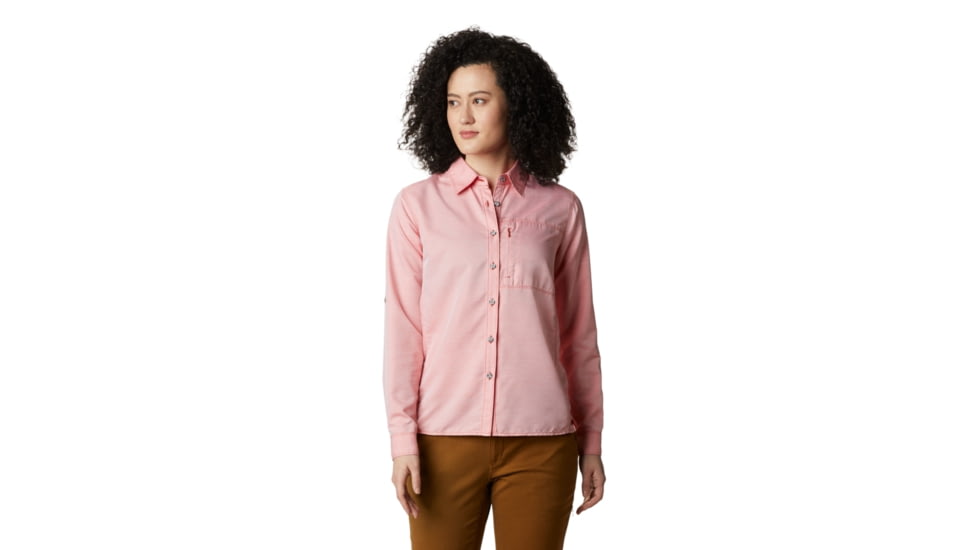 Mountain Hardwear Canyon Long Sleeve Shirt - Womens, Desert Red, Extra Small, 1648531831-XS
